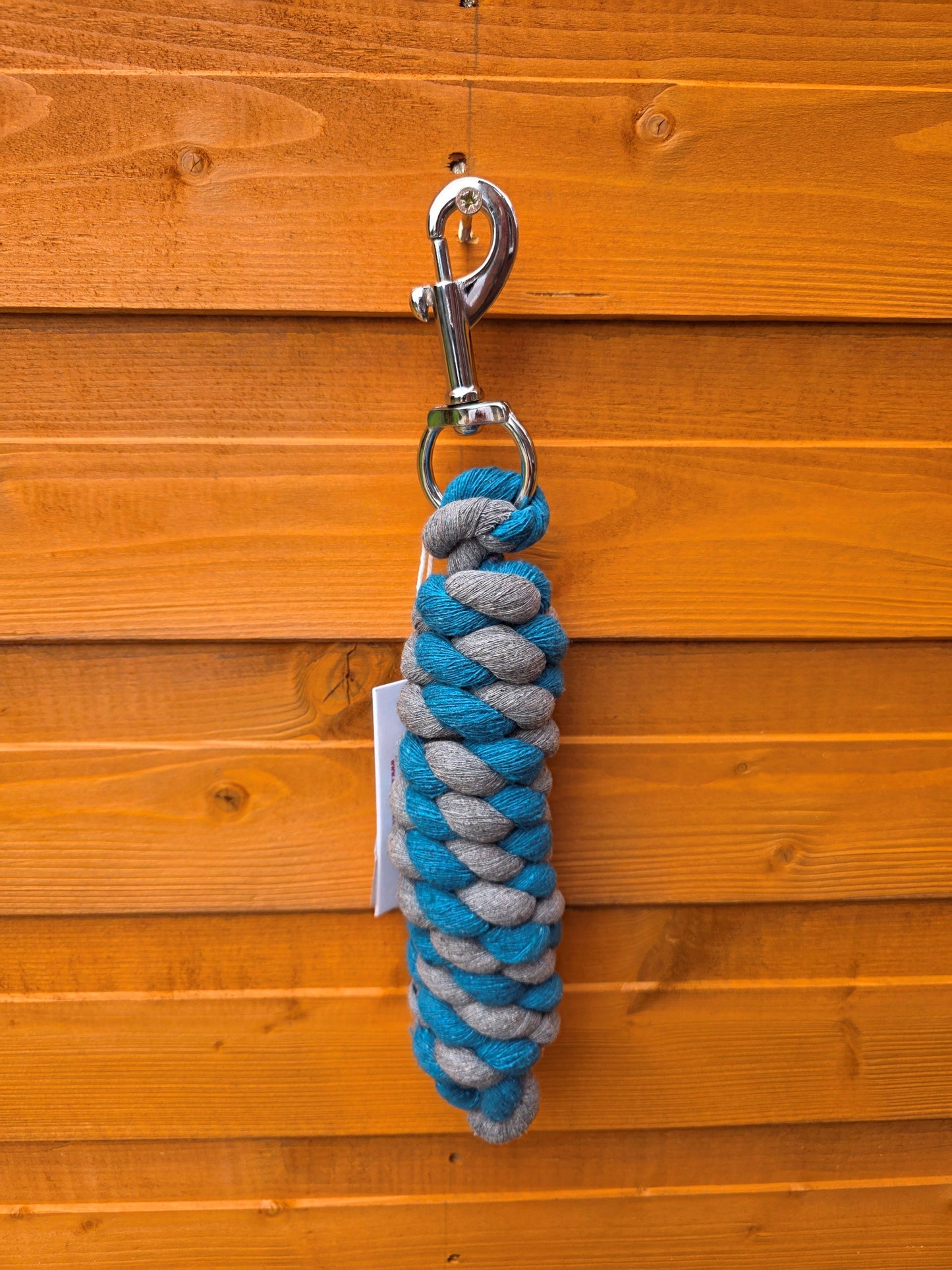 Braided Cotton Rope Lead For Horse 6 Feet Heavy Duty With Robust Trigger Clip
