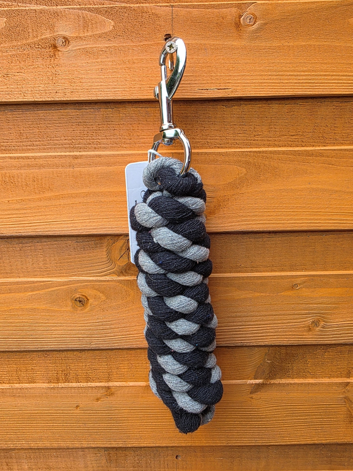 Braided Cotton Rope Lead For Horse 6 Feet Heavy Duty With Robust Trigger Clip