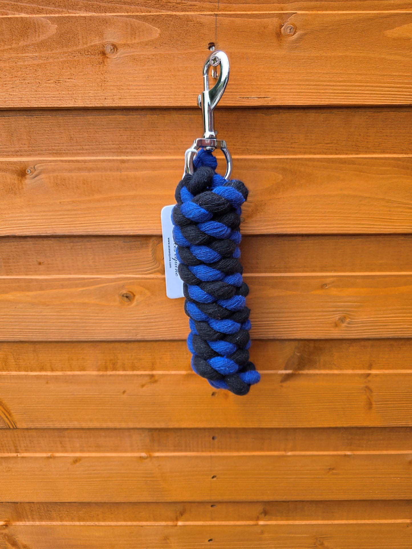 Braided Cotton Rope Lead For Horse 6 Feet Heavy Duty With Robust Trigger Clip
