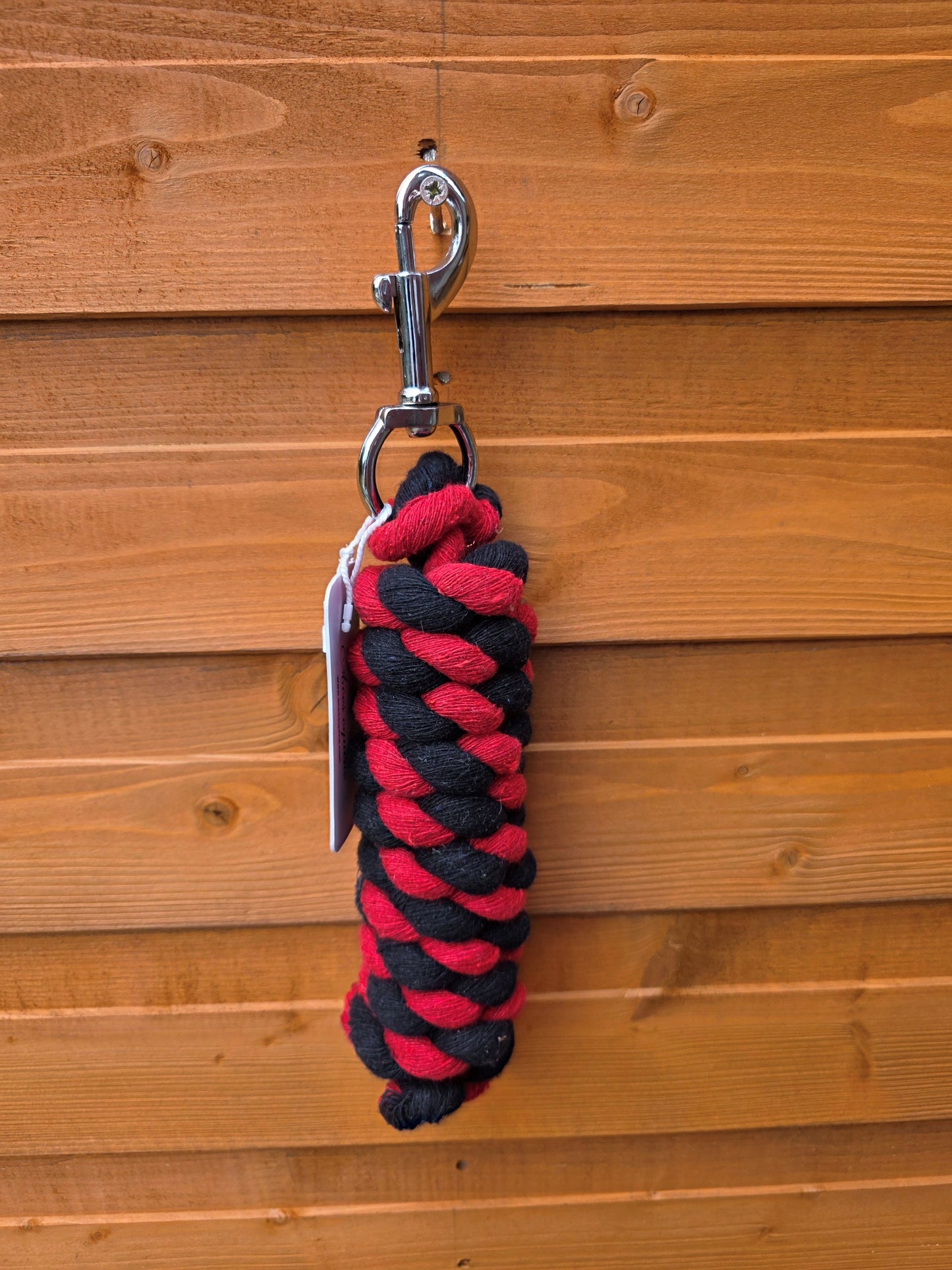 Braided Cotton Rope Lead For Horse 6 Feet Heavy Duty With Robust Trigger Clip