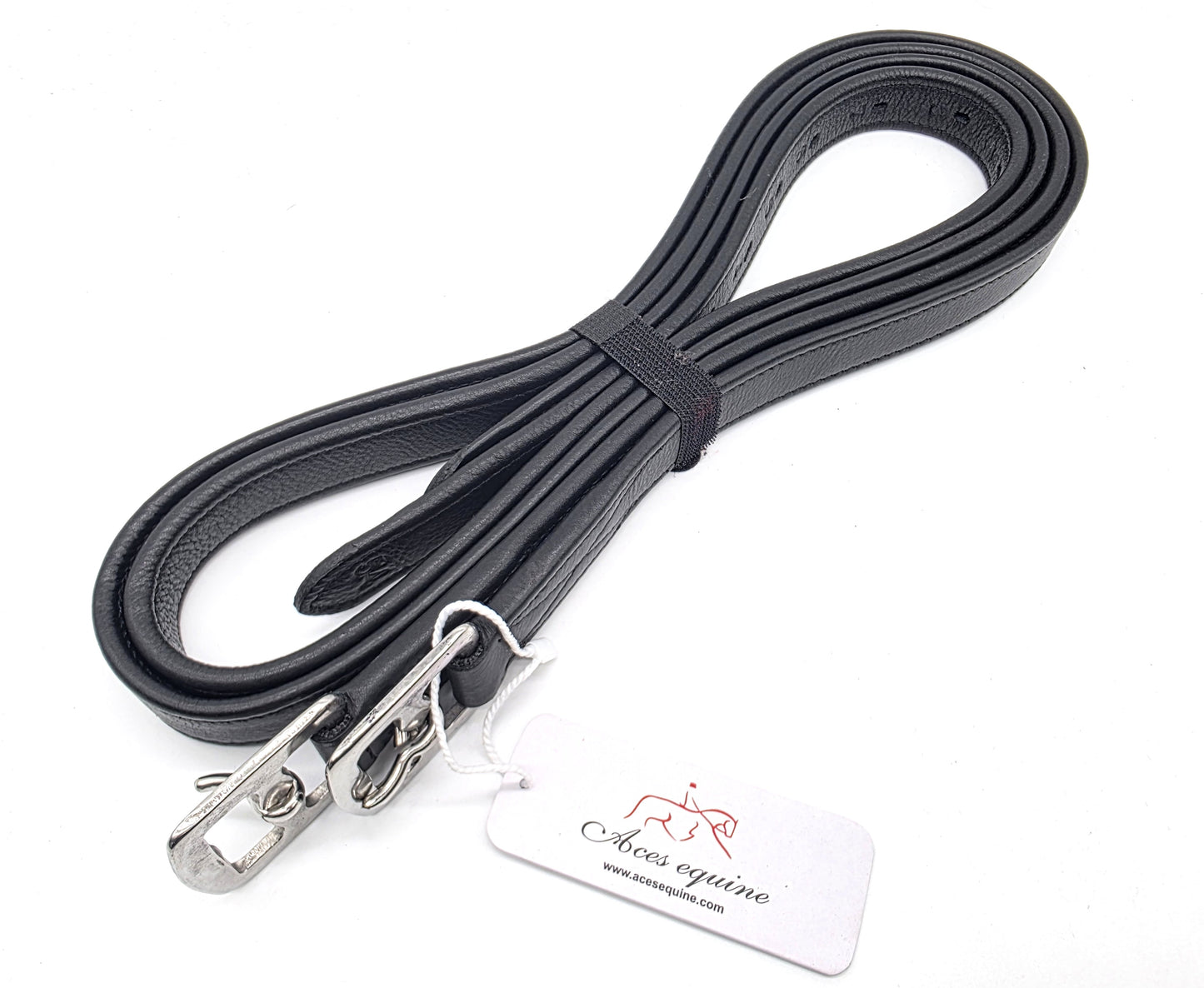 Soft Leather Stirrup for Child Premium Non-Stretch 3/4” Wide – Black and Brown – Sizes 24” 28” 32” 36”