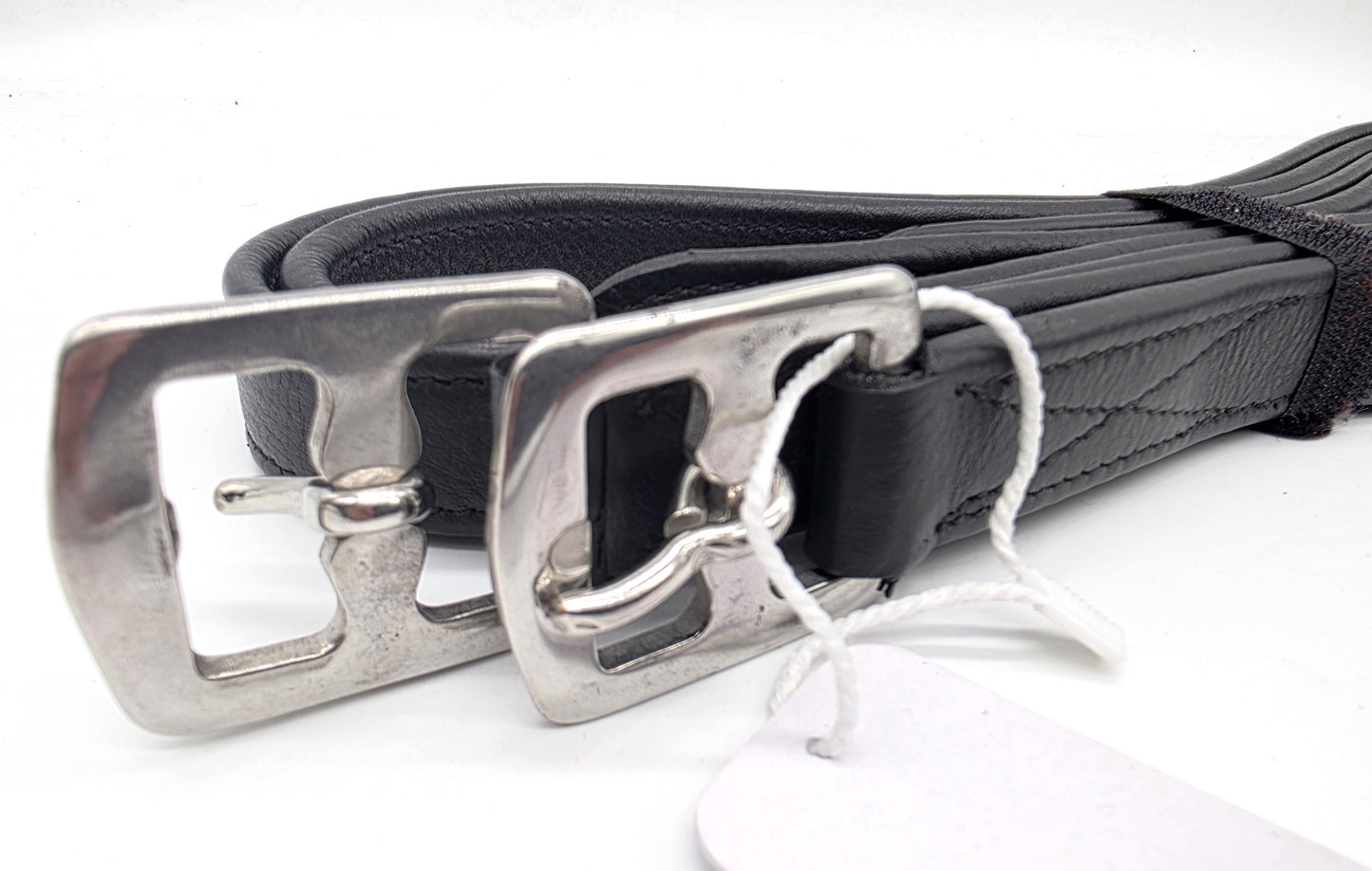 Soft Leather Stirrup for Child Premium Non-Stretch 3/4” Wide – Black and Brown – Sizes 24” 28” 32” 36”