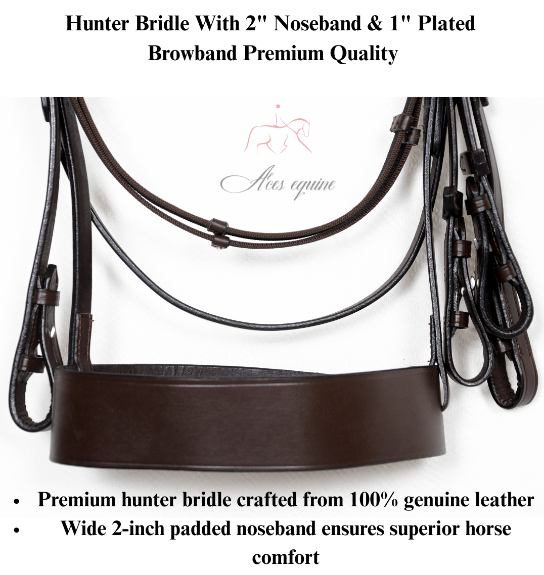 Brown_Aces_Equine_HUNTER_BRIDLE_WITH_2_NOSEBAND_1_PLATED_BROWBAND_PREMIUM_QUALITY_2