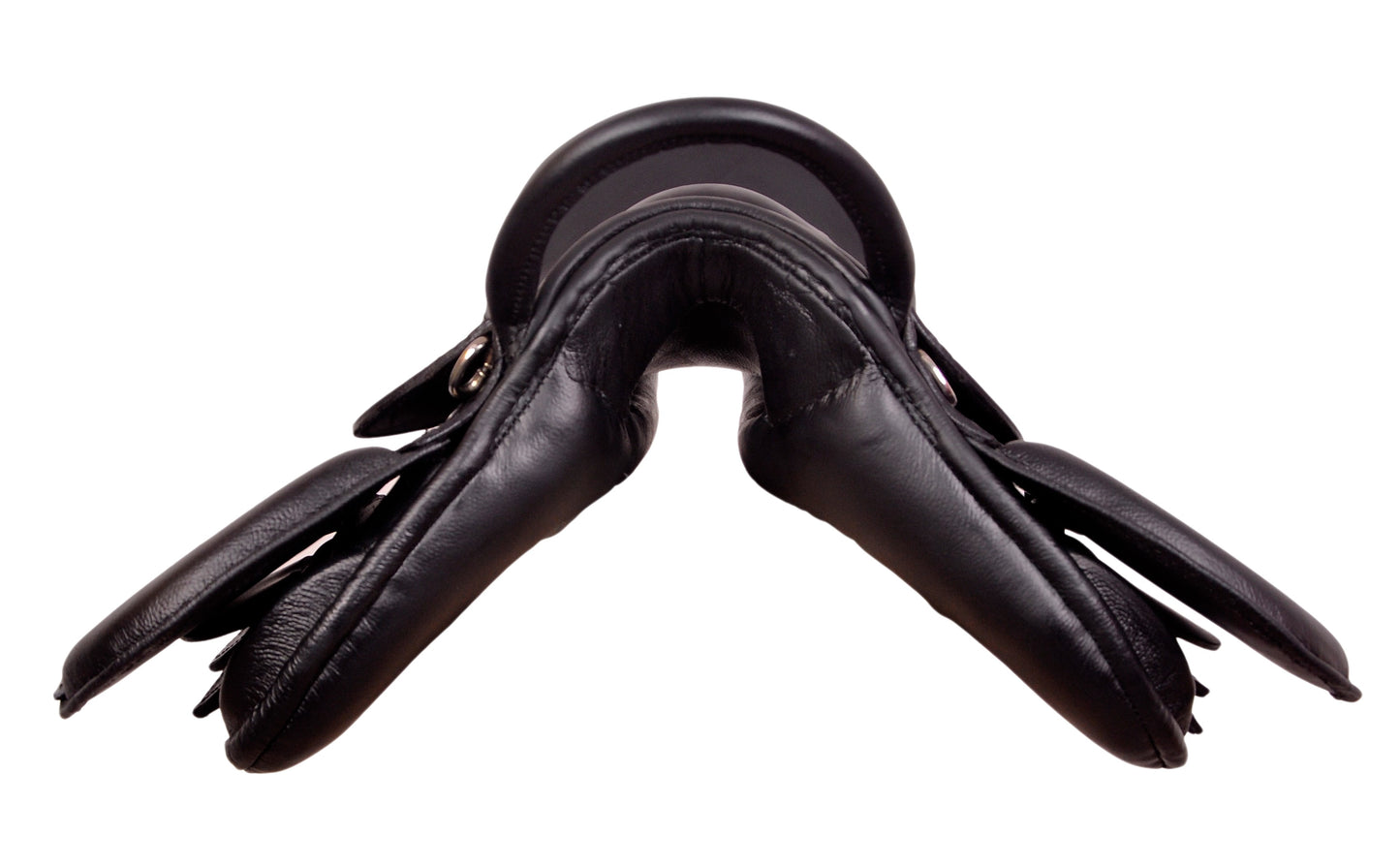 Kids Pony Leather horse Saddle Black size 10"  seat