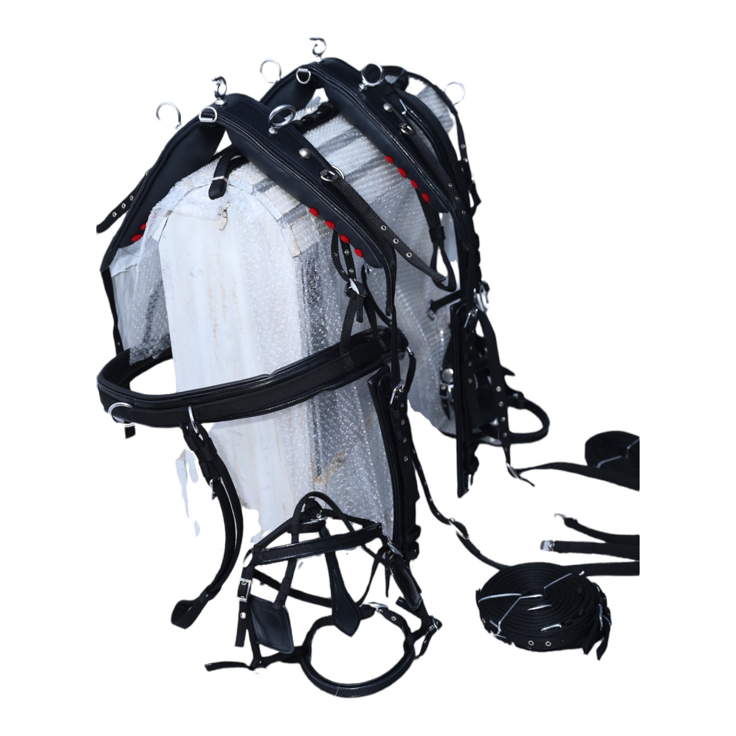 Pair Driving Harness Black Nylon