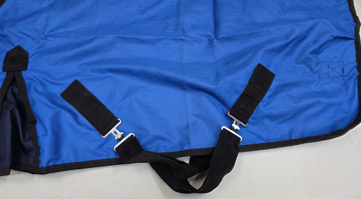 Premium Quality Light Weight Turnout Rug Rain Sheet Fully Water Proof Royal Blue