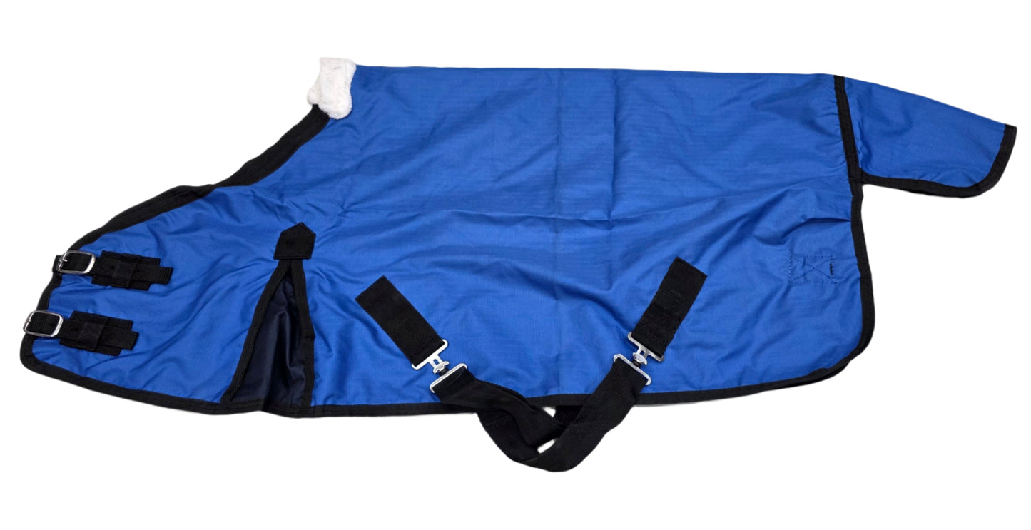 Premium Quality Light Weight Turnout Rug Rain Sheet Fully Water Proof Royal Blue
