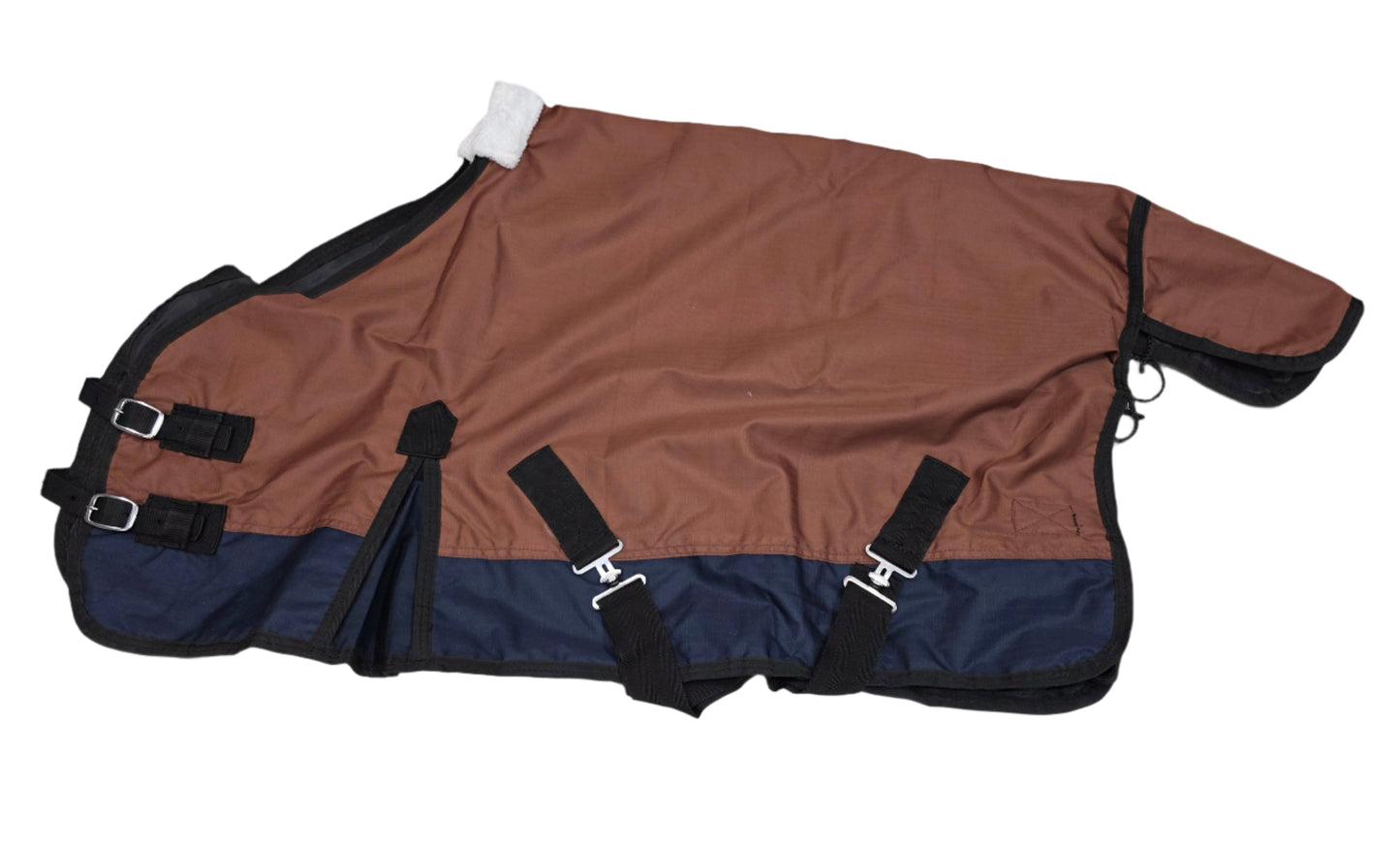 Premium Quality Light Weight Turnout Rug Rain Sheet Fully Water Proof Brown