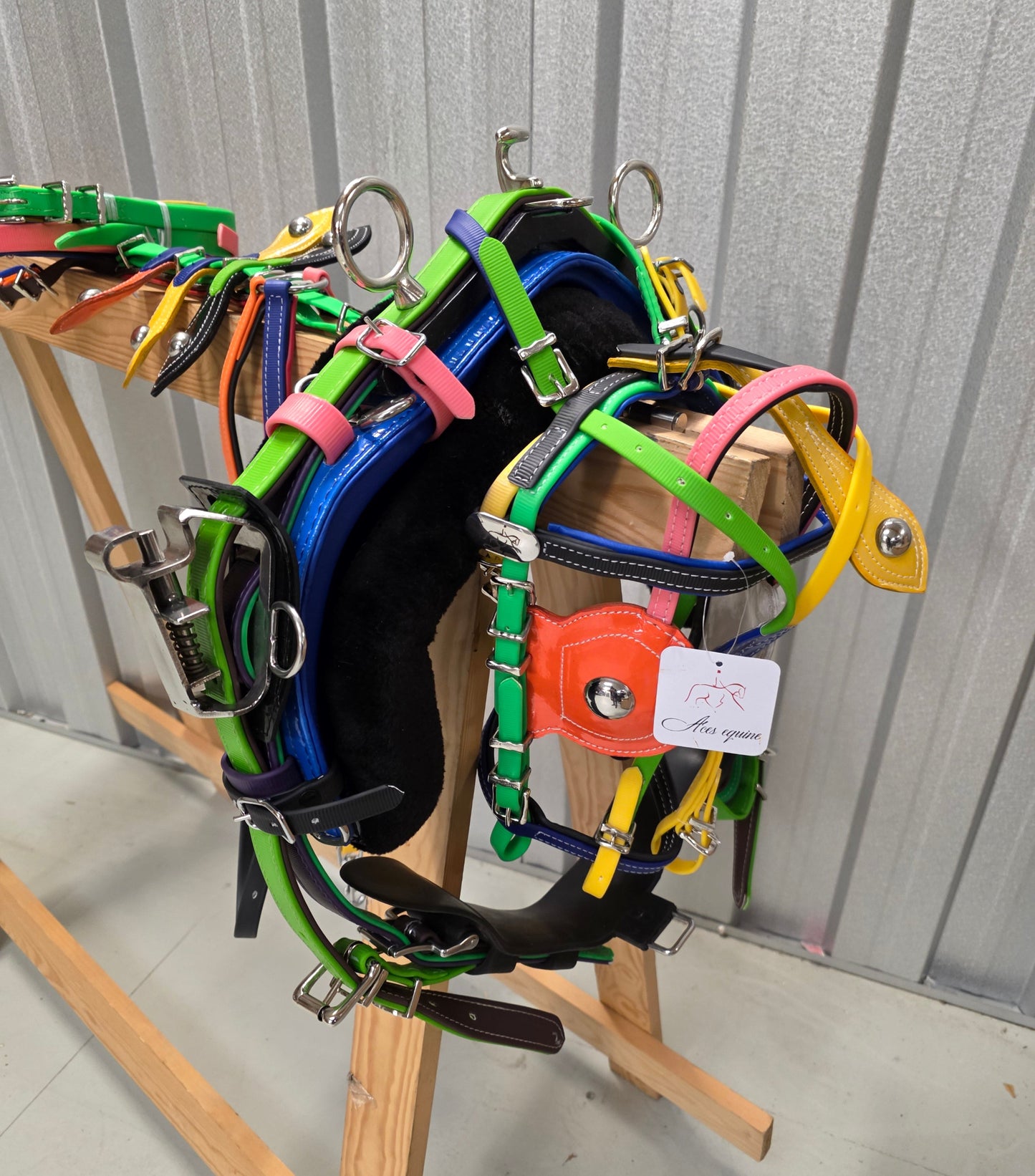 Quick hitch horse harness mini shetland