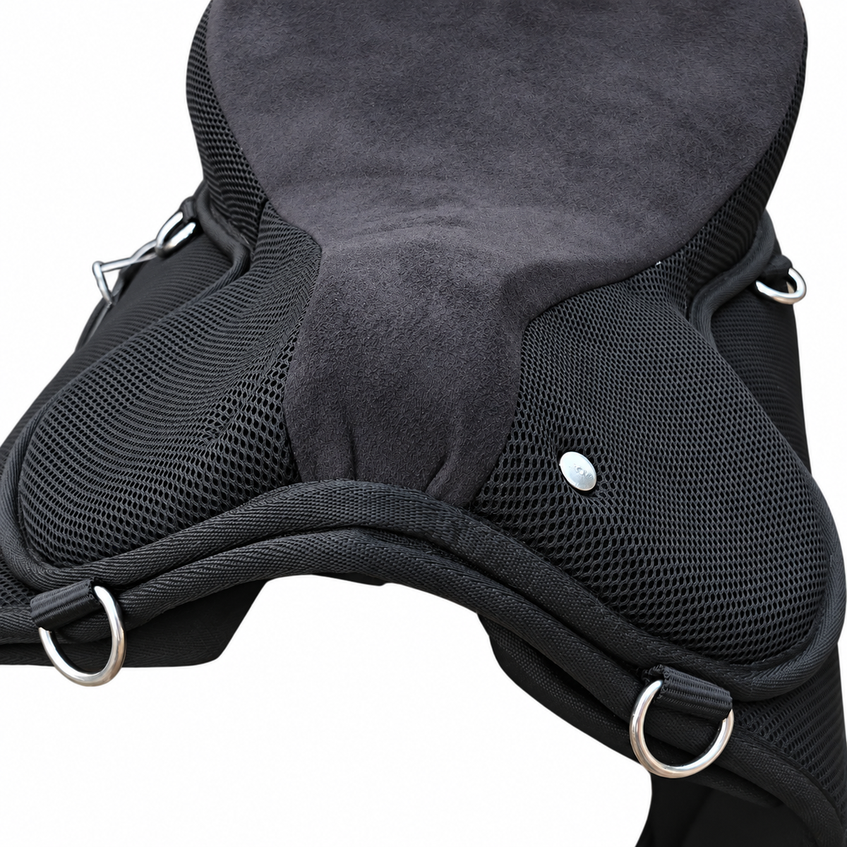 Synthetic Treeless Horse Saddle with Girth 16 and 17 Inch Sizes Available