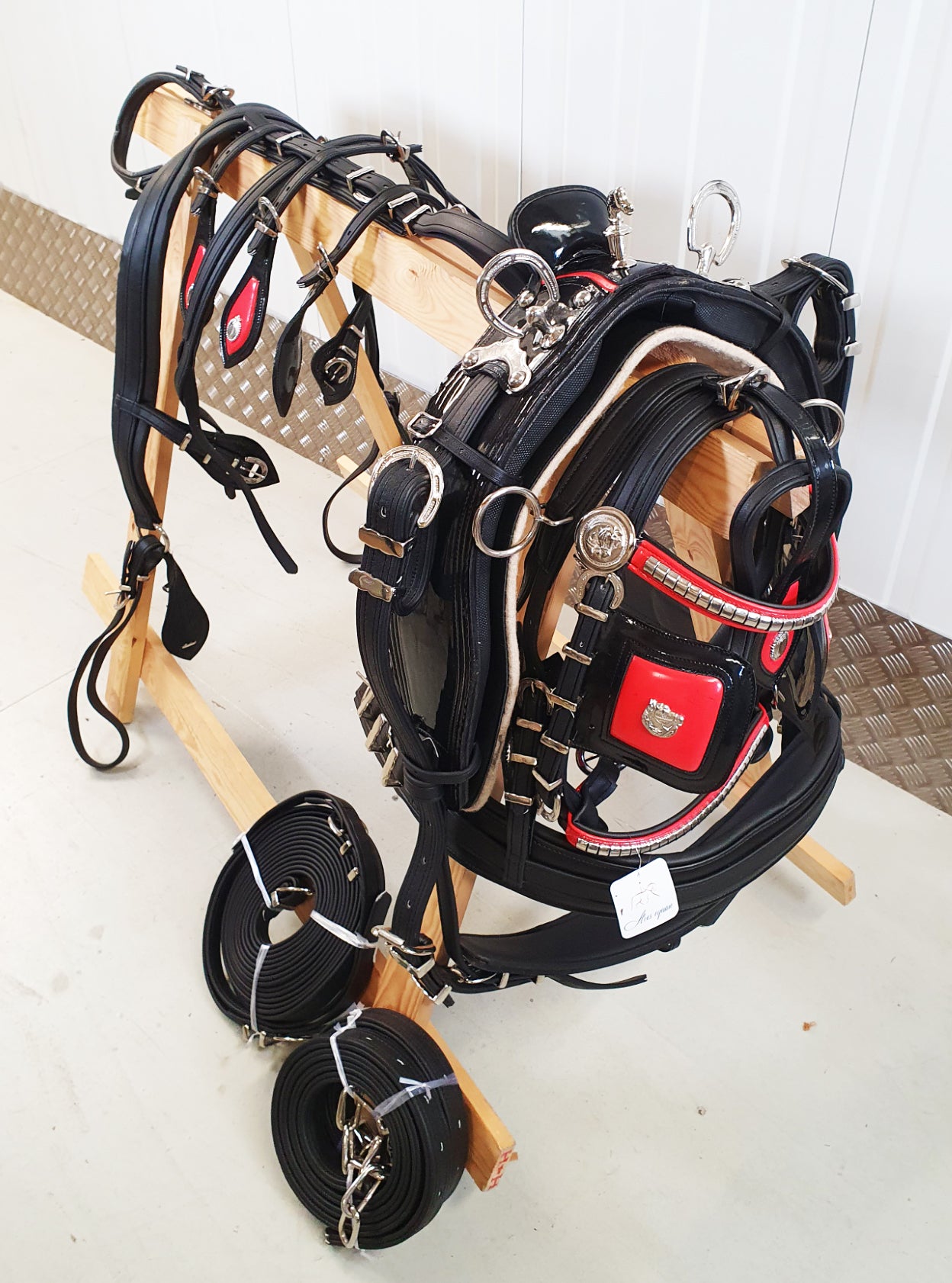 Trade Breaching Harness set Black and Red