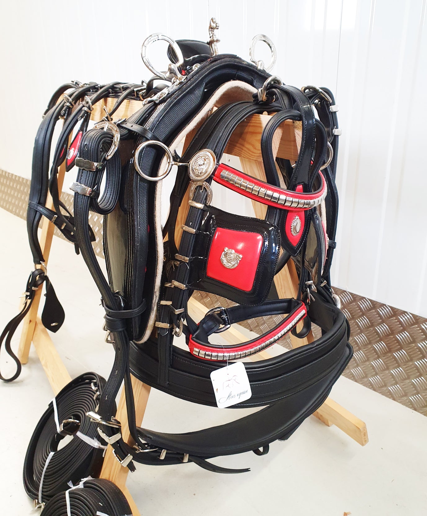 Trade Breaching Harness set Black and Red