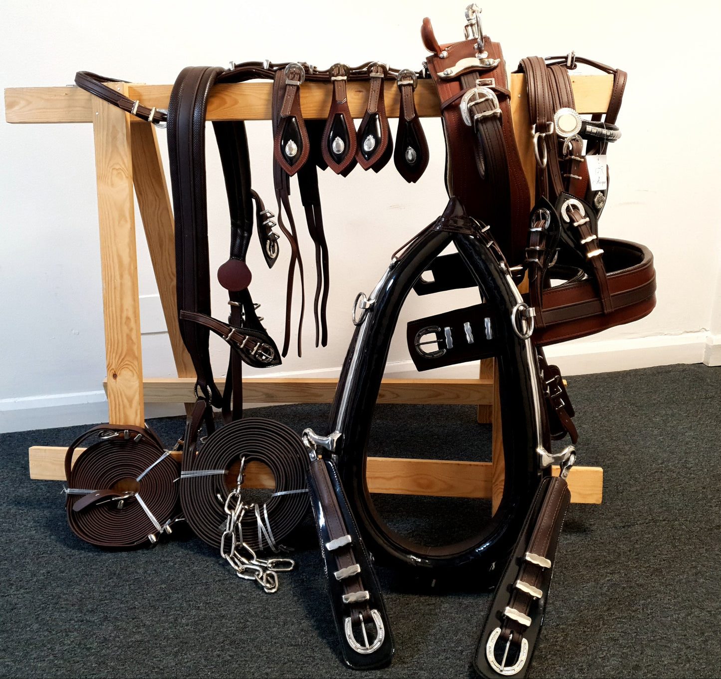 Trade Breeching Harness Brown and Black
