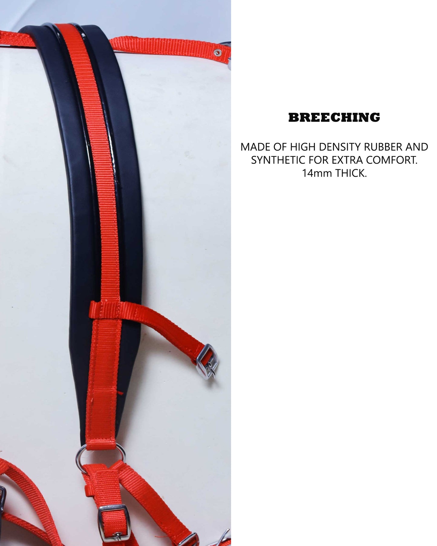 Nylon Driving Harness set Red Black size Full Cob Pony Shetland Mini Shetland and Miniature