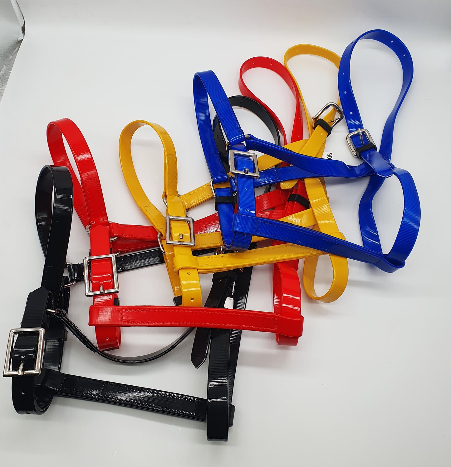 Horse Halters Adjustable Noseband Red