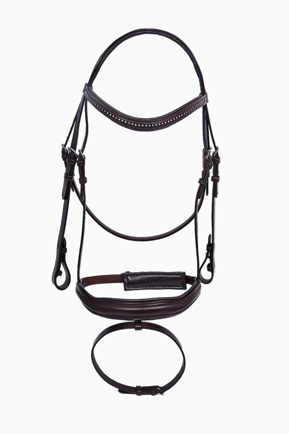 BROWN HORSE SHOW BRIDLE.JPG
