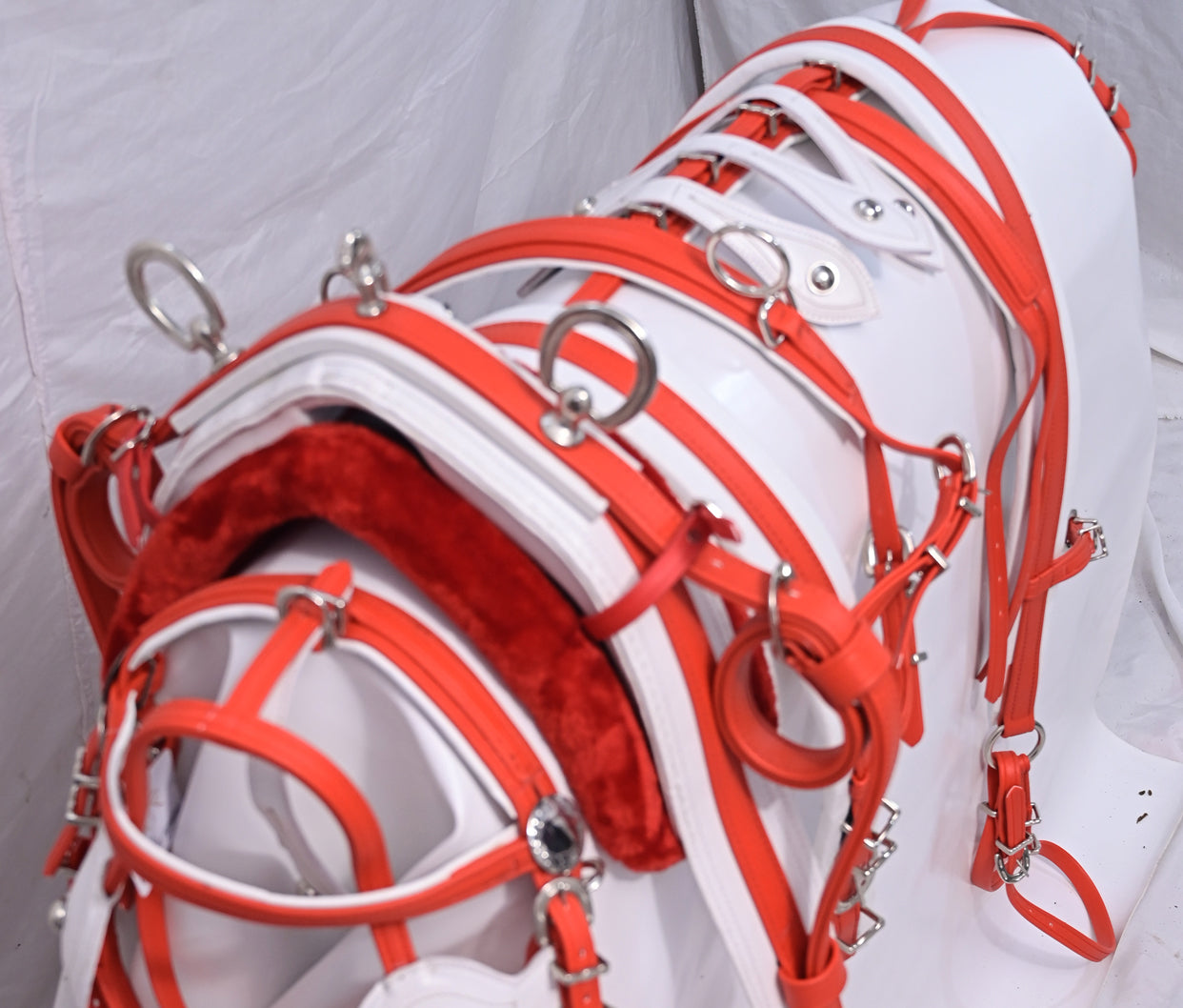 Breaching Harness Red and White