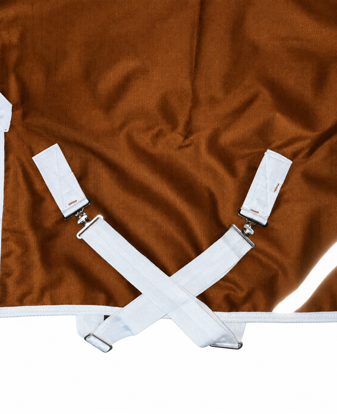 100GSM Turnout Horse Rug with Detachable Neck and Reflectors Brown