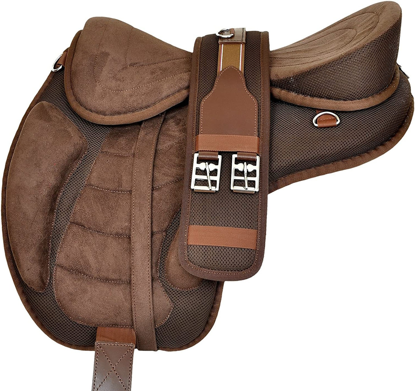 Synthetic Freemax Horse Treeless Saddle Brown