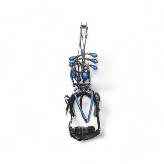 Quick Hitch Harness Light Trade set Black and Blue Colour