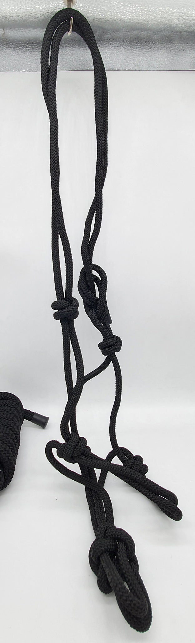 Horse Rope horse Halters Headcollars With Lead 4 Knot Natural Horsemanship Full cob and Pony Black Colour