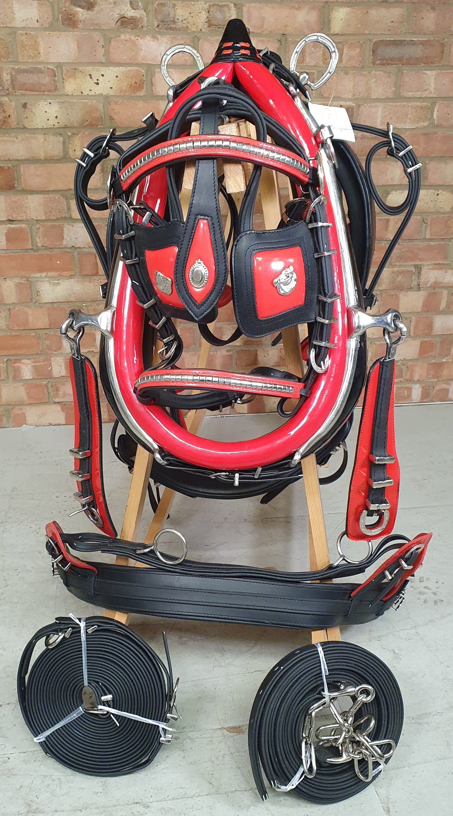 Black and Red Trade Harness