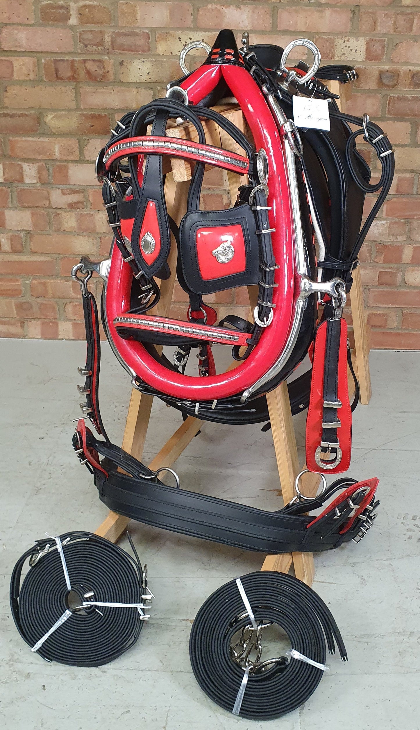 Black and Red Trade Harness