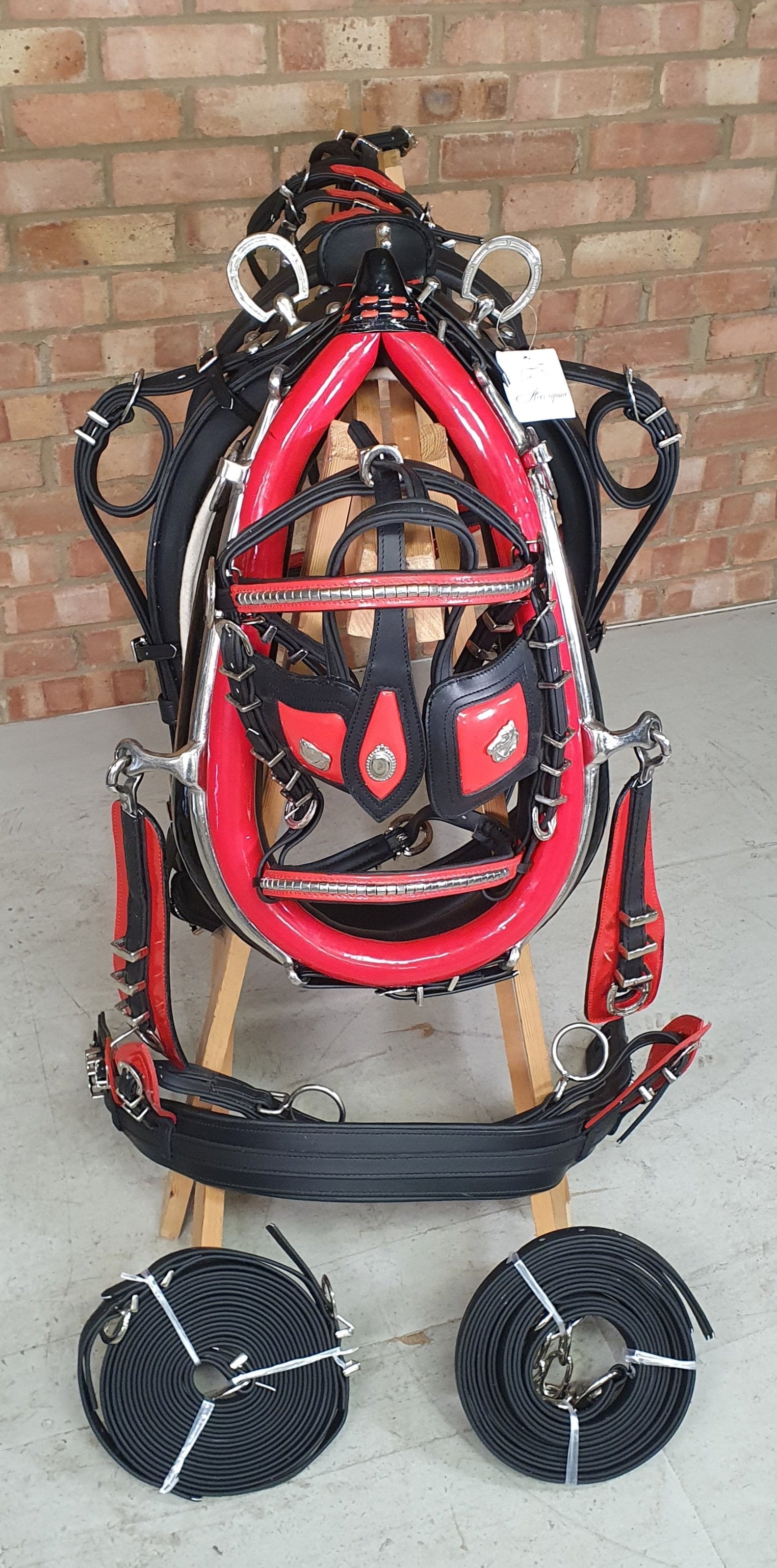 Black and Red Trade Harness