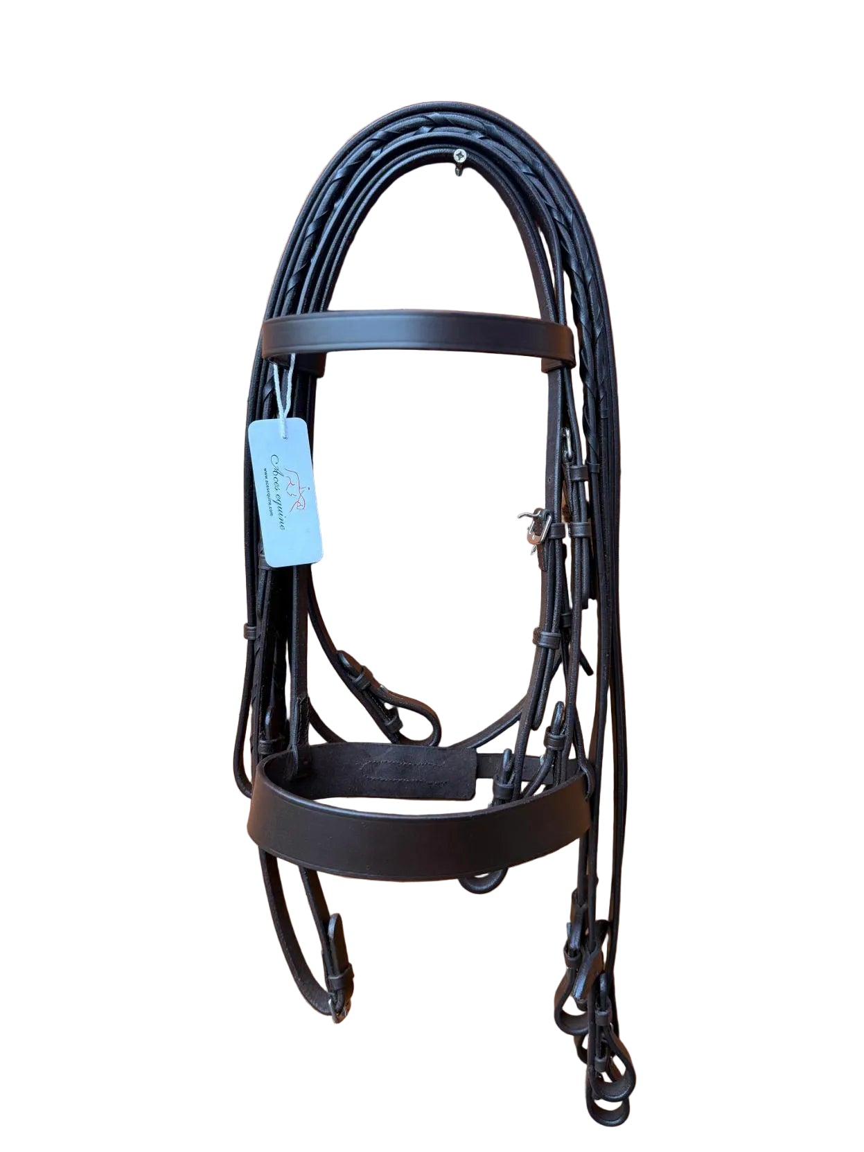 Double Hunter bridle brown