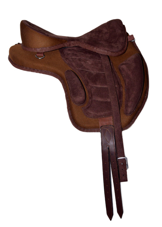 Synthetic Freemax Horse Treeless Saddle Brown