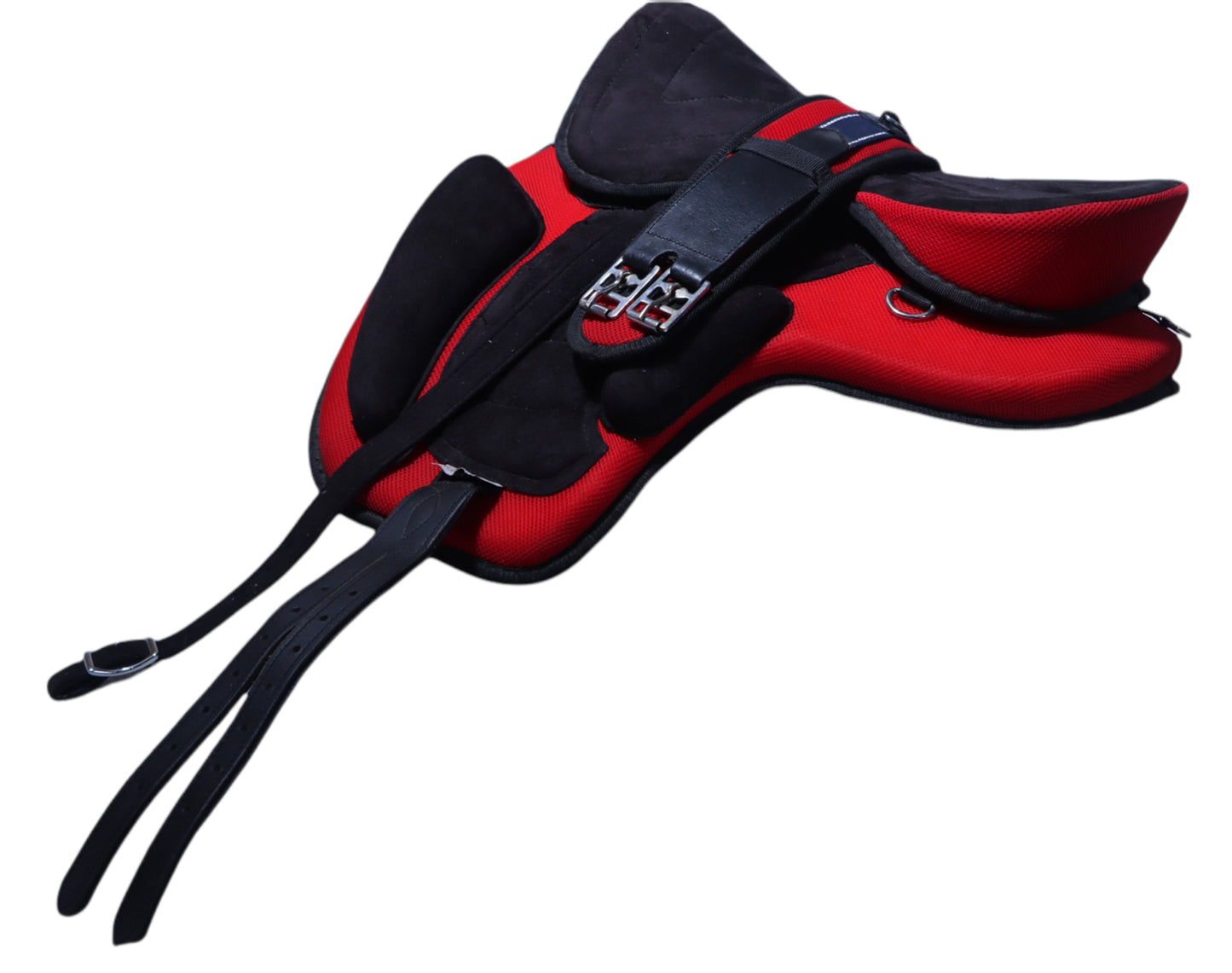 Synthetic Freemax Horse Treeless Saddle Red