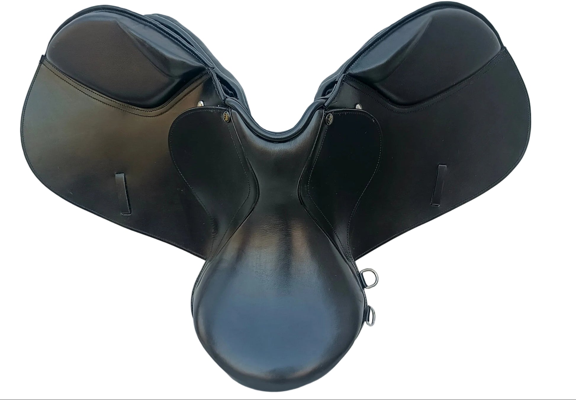 Leather Changeable Gullet Saddle With 5 Gullet Sets Black Size 14 16 and 17