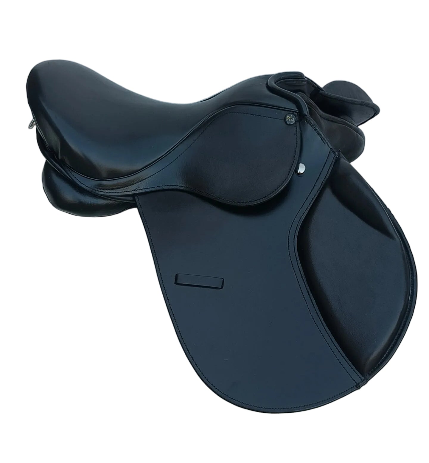 Leather Changeable Gullet Saddle With 5 Gullet Sets Black Size 14 16 and 17