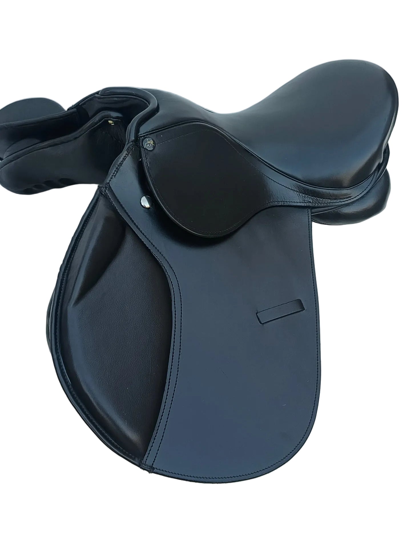 Leather Changeable Gullet Saddle With 5 Gullet Sets Black Size 14 16 and 17