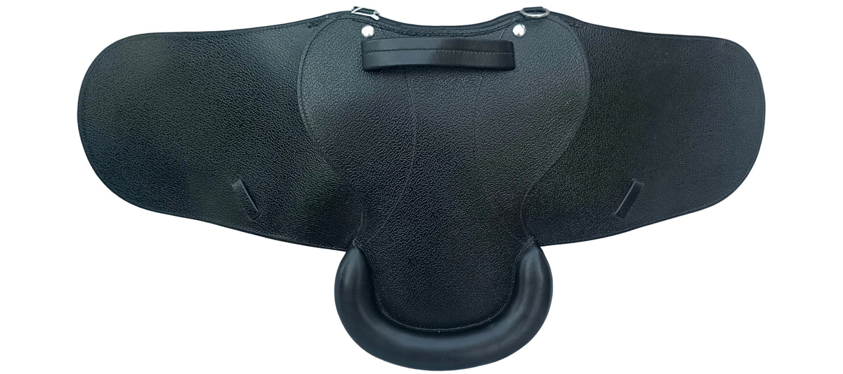 Leather Halfgrain Saddle Black