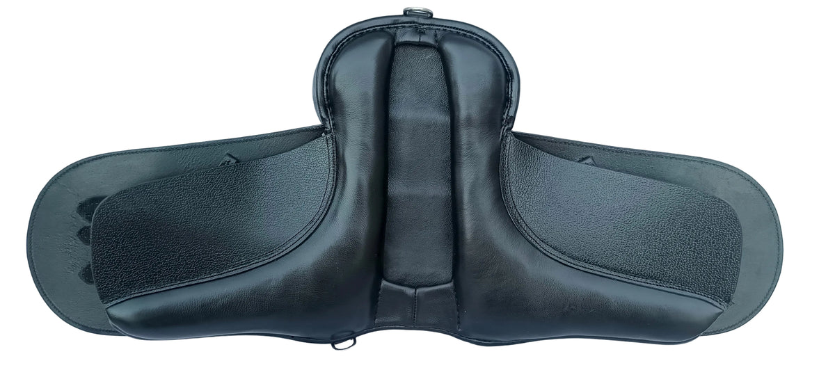 Leather Halfgrain Saddle Black 