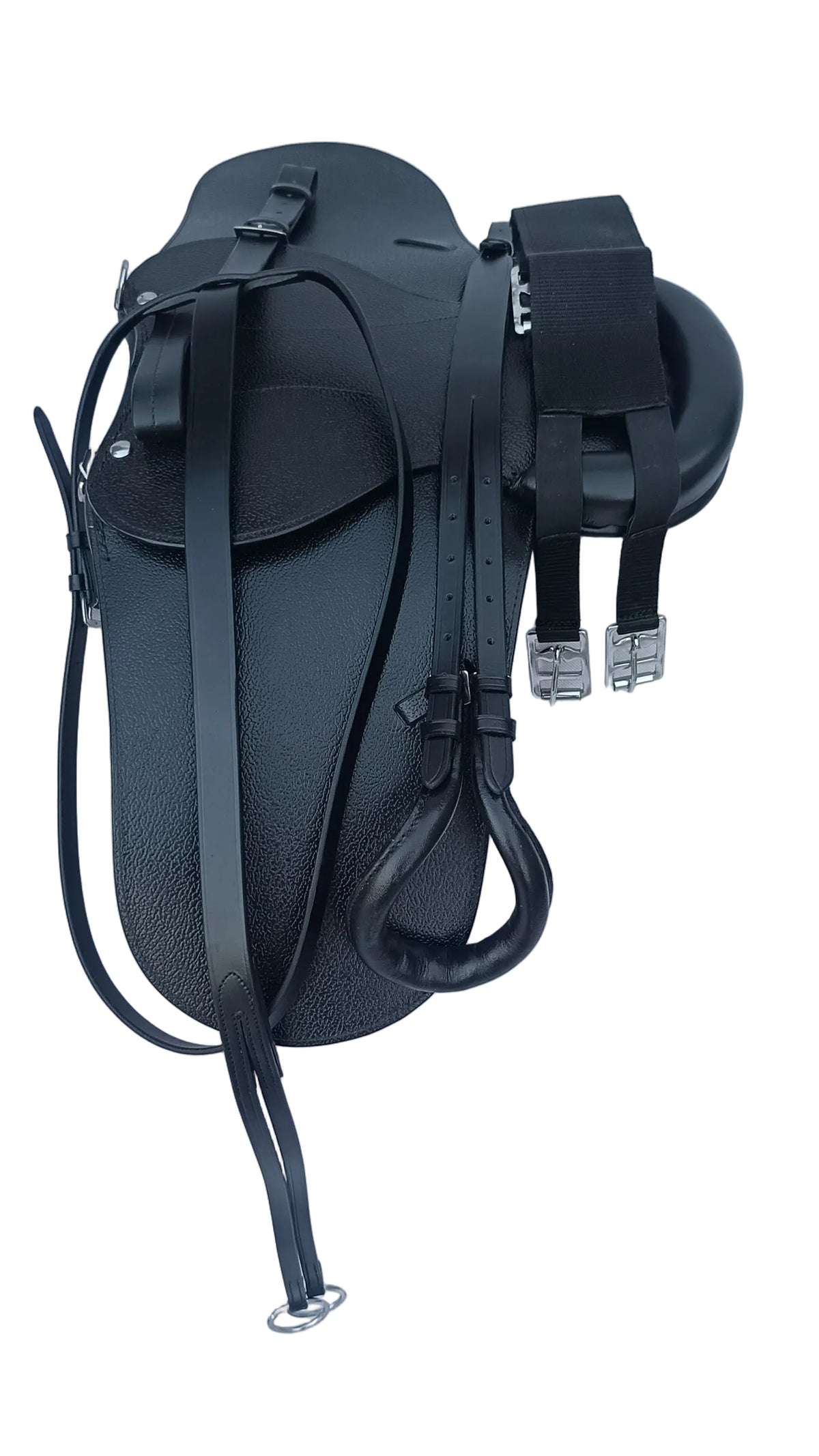 Leather Halfgrain Saddle Black