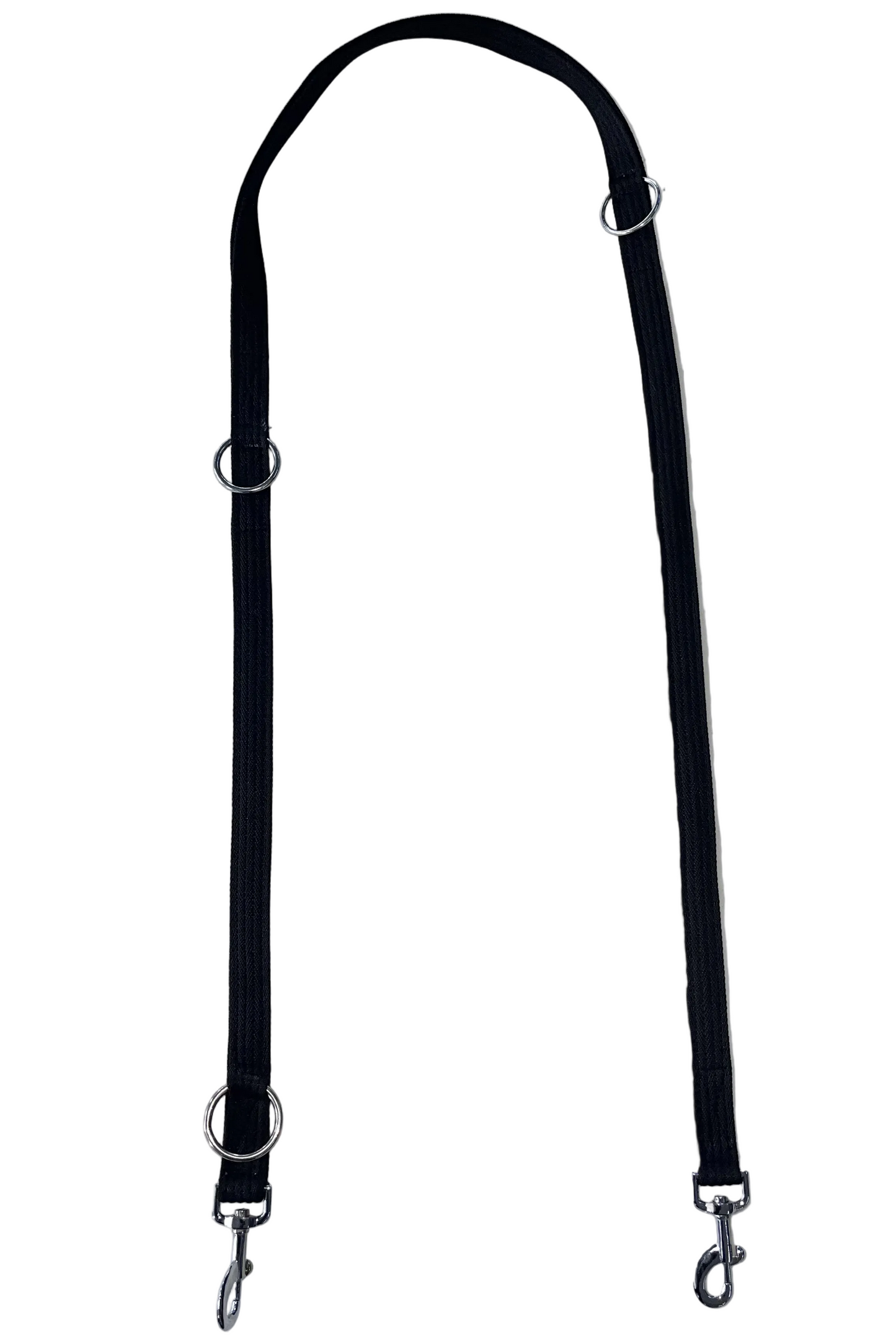 Nylon Dog Training Lead 1 Inch Heavy Duty Police Style Black