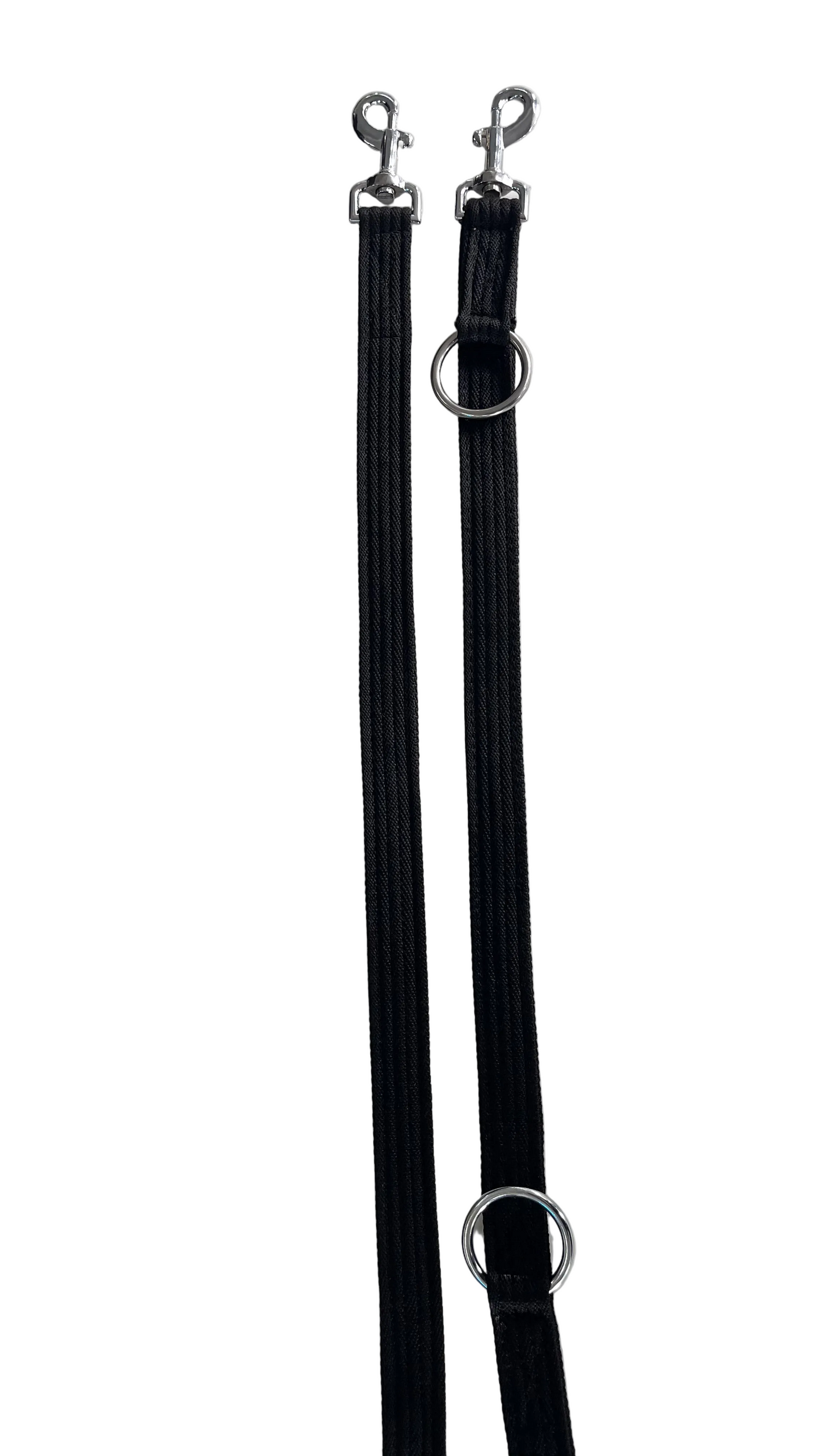Nylon Dog Training Lead 1 Inch Heavy Duty Police Style Black