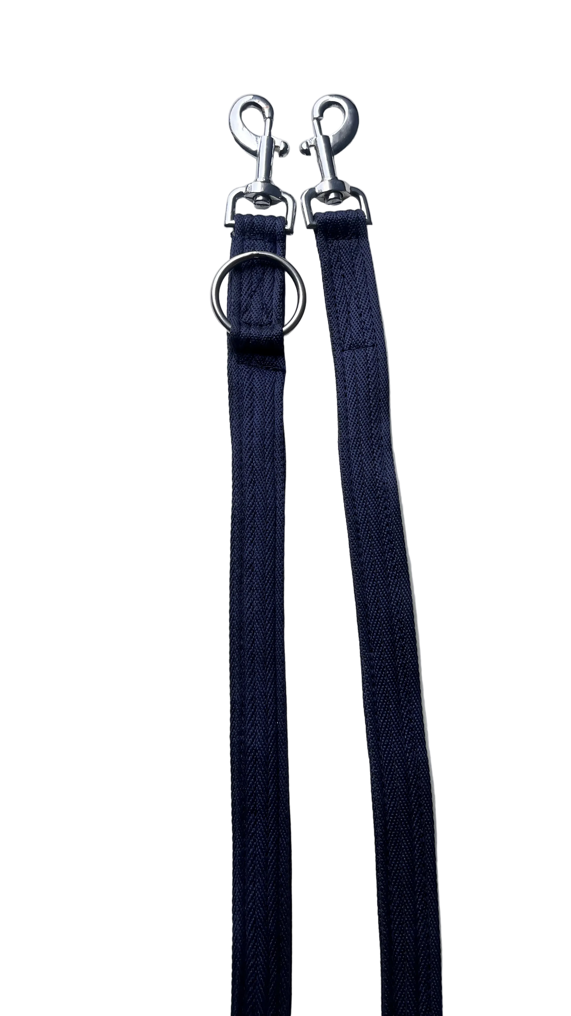 Nylon Dog Training Lead 1 Inch Heavy Duty Police Style Blue