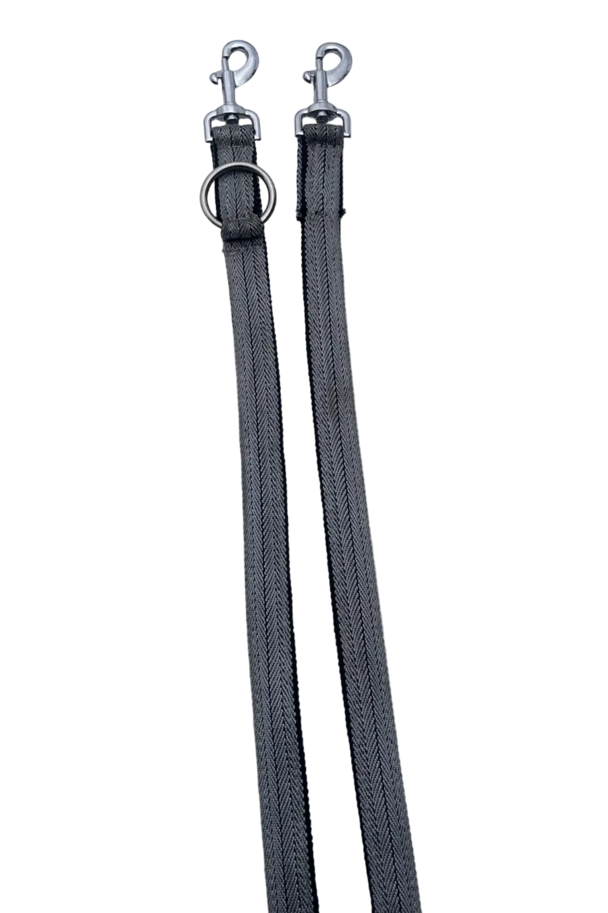 Nylon Dog Training Lead 1 Inch Heavy Duty Police Style Grey