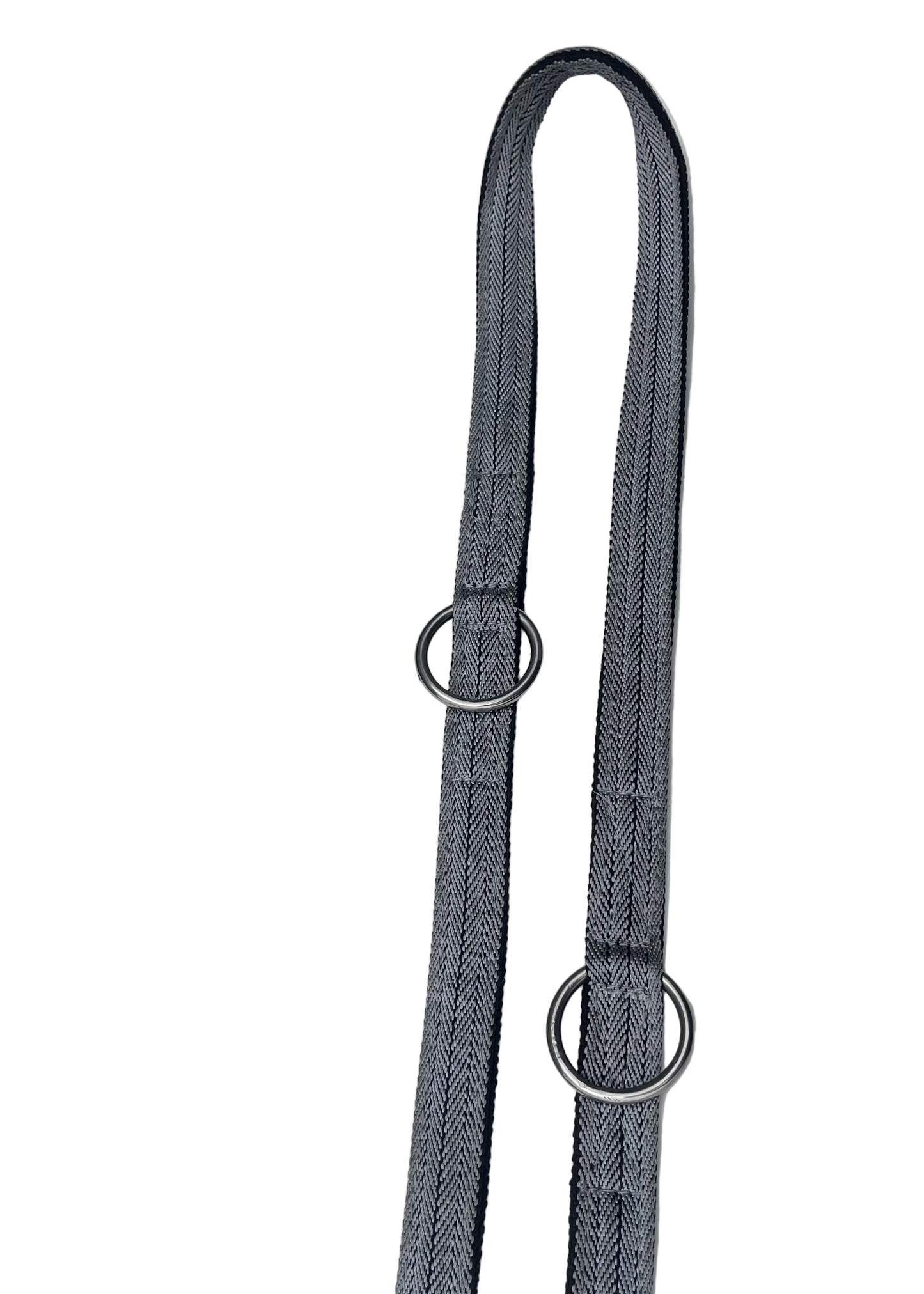 Nylon Dog Training Lead 1 Inch Heavy Duty Police Style Grey