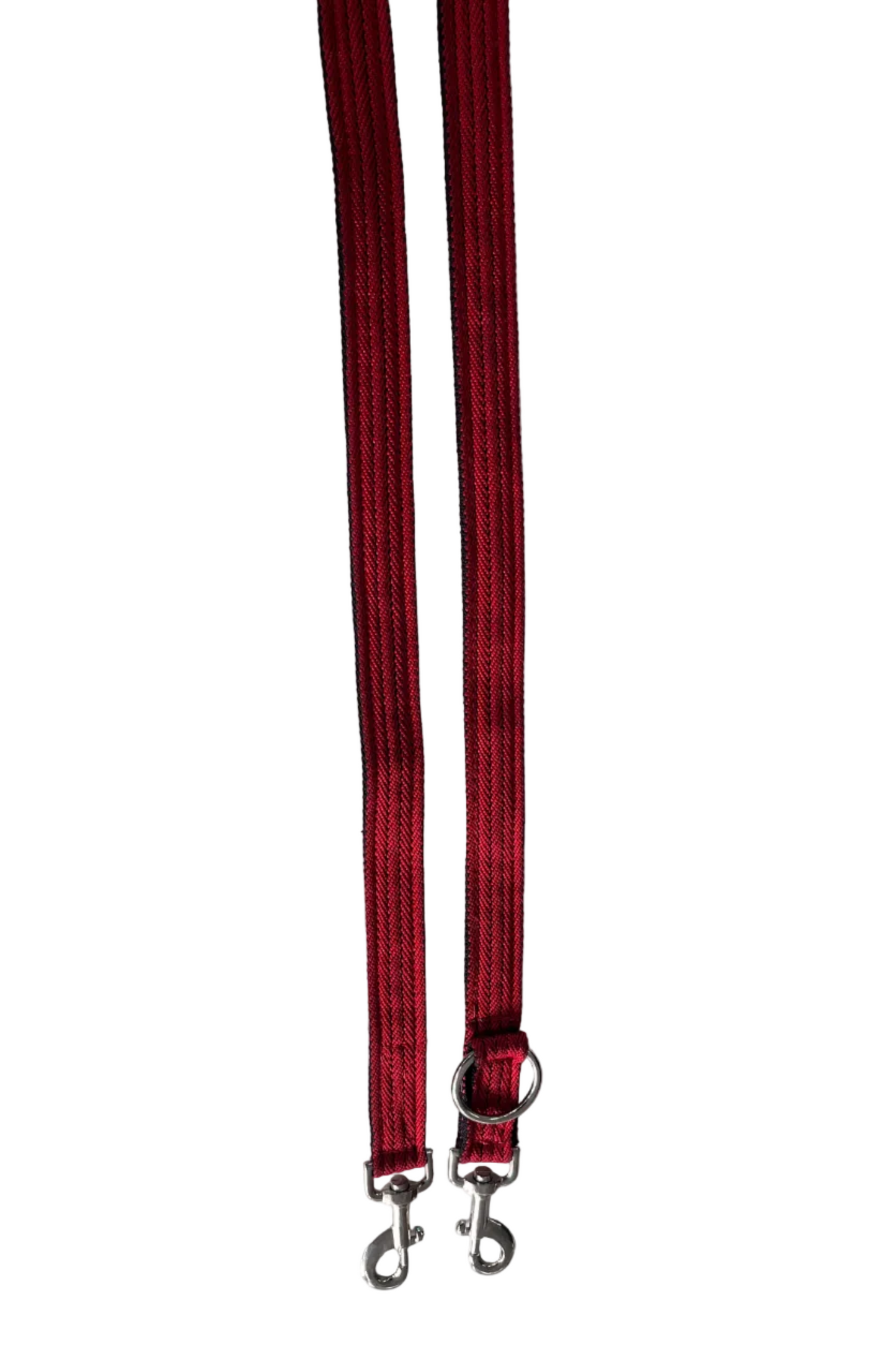 Nylon Dog Training Lead 1 Inch Heavy Duty Police Style Red