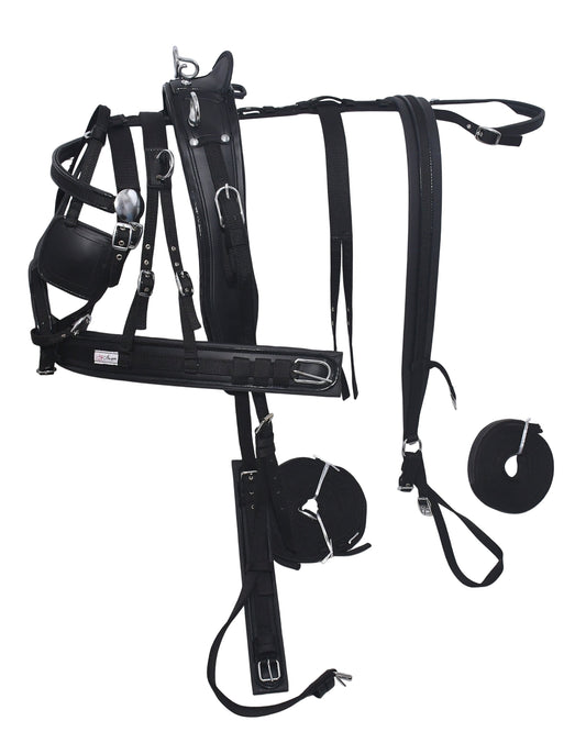 Nylon_Driving_Harness_Black_Back