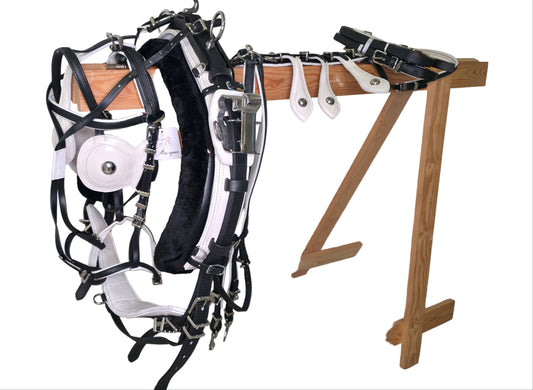 Quick Hitch Harness Set Black and White 