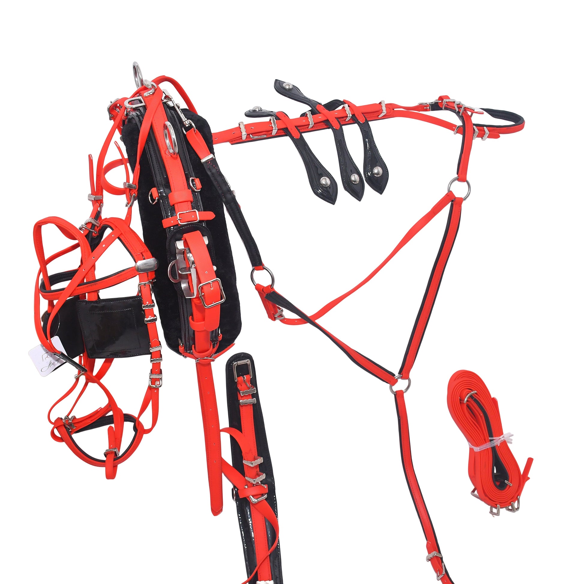 Quick Hitch Harness Set Red and Black