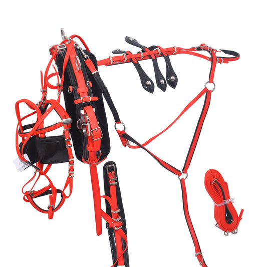 Quick Hitch Harness Set Red and Black