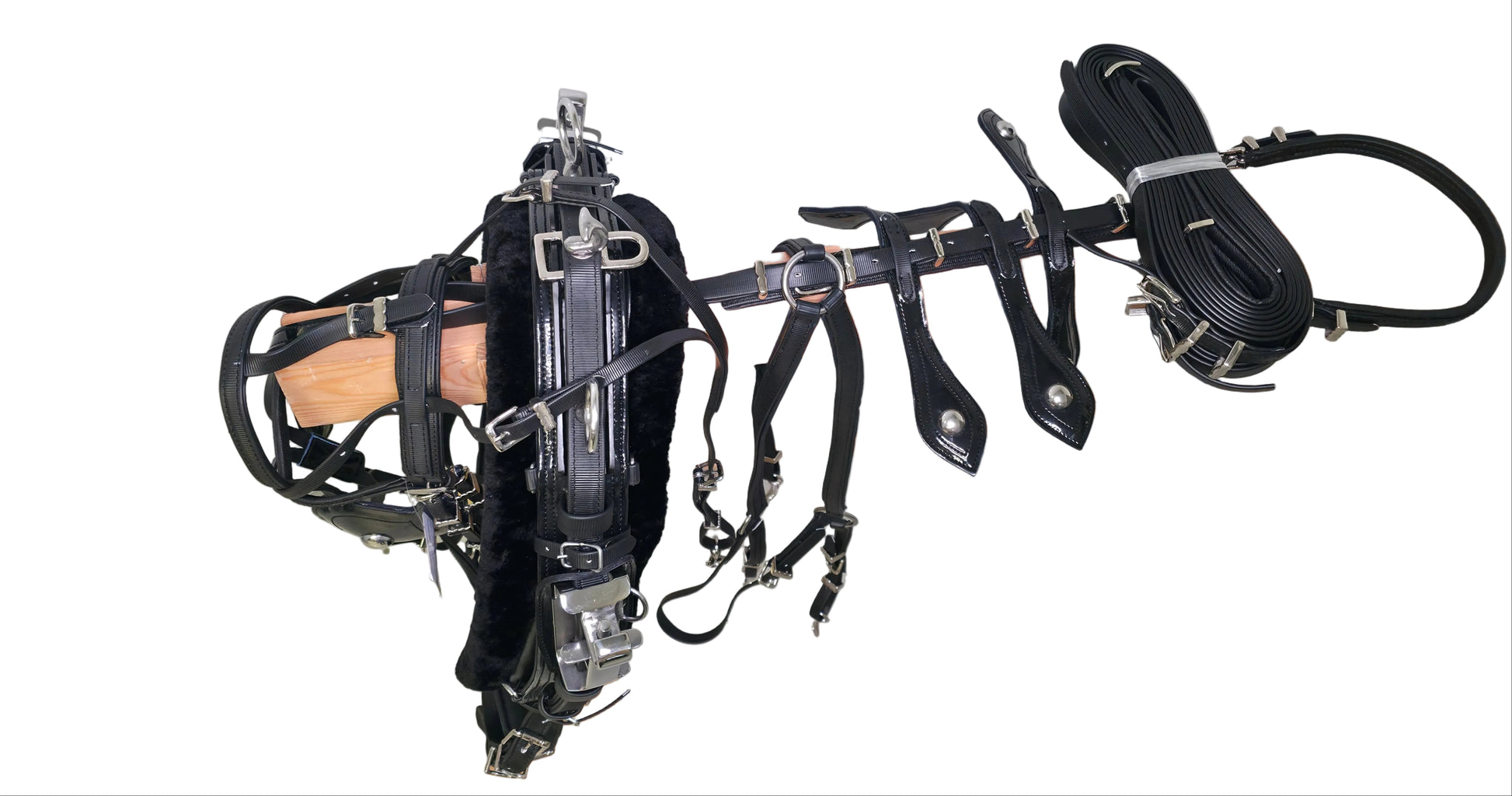 Quick Hitch Trotting Horse Harness Black