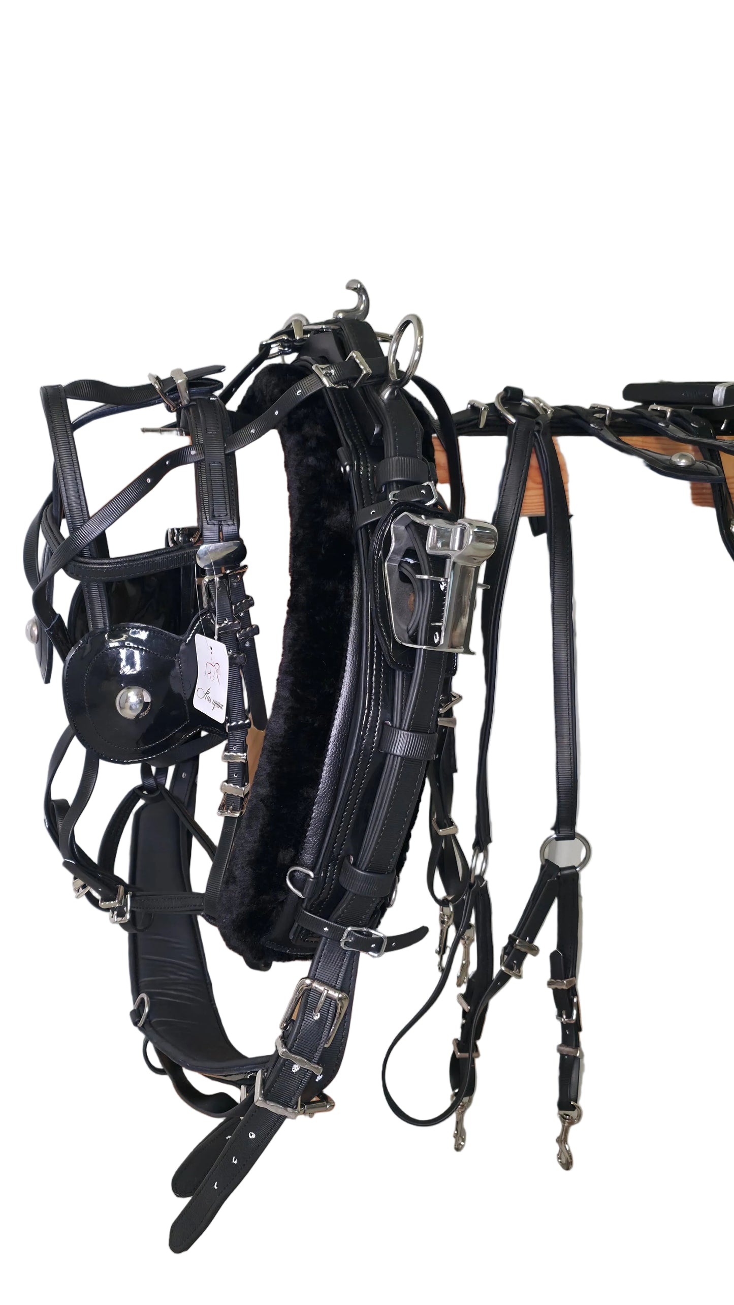 Quick Hitch Trotting Horse Harness Black
