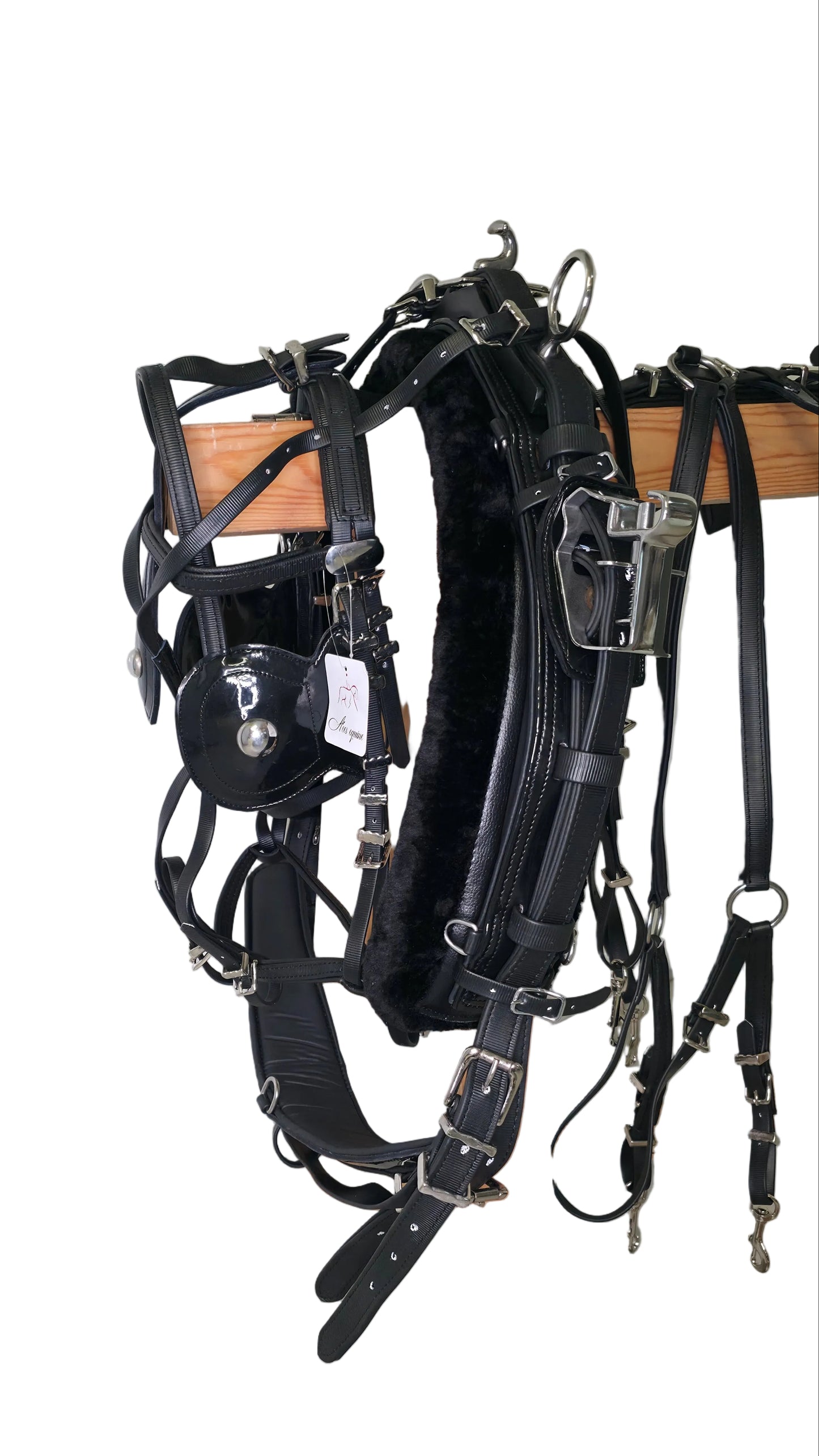 Quick Hitch Trotting Horse Harness Black